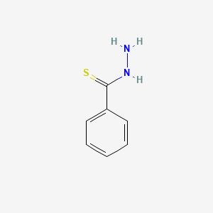 molecular formula C7H8N2S B1273342 Benzenecarbothiohydrazide CAS No. 20605-40-7