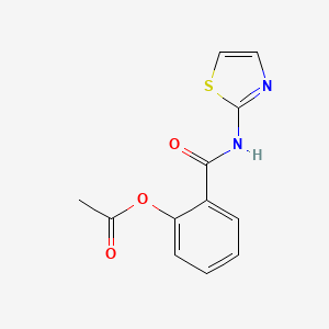 [2-(1,3-thiazol-2-ylcarbamoyl)phenyl] Acetate