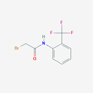 molecular formula C9H7BrF3NO B1273356 2-bromo-N-[2-(trifluoromethyl)phenyl]acetamide CAS No. 2557-04-2