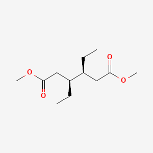 molecular formula C12H22O4 B12733603 Hexanedioic acid, diethyl-, dimethyl ester CAS No. 72779-08-9