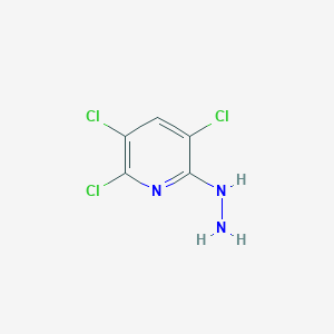 molecular formula C5H4Cl3N3 B1273370 2,3,5-Trichloro-6-hydrazinylpyridine CAS No. 55933-94-3