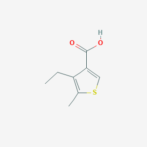 molecular formula C8H10O2S B1273371 4-Ethyl-5-methylthiophene-3-carboxylic acid CAS No. 884497-34-1