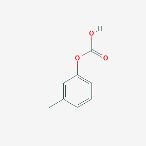 molecular formula C8H8O3 B12733858 Metacresol carbonate CAS No. 859923-50-5