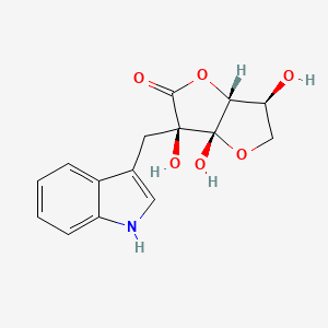 molecular formula C15H15NO6 B12733869 Ascorbigen B CAS No. 26548-49-2