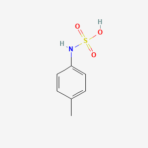 molecular formula C7H9NO3S B12733889 p-Tolylsulfamic acid CAS No. 19063-15-1