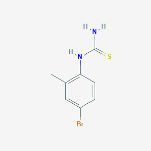 molecular formula C8H9BrN2S B1273395 4-Bromo-2-methylphenylthiourea CAS No. 109317-23-9