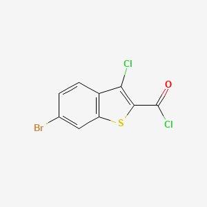 6-Bromo-3-chloro-1-benzothiophene-2-carbonyl chloride