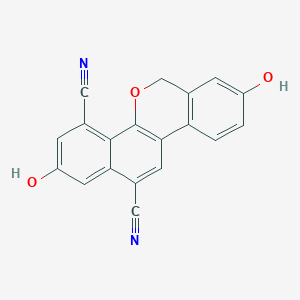 molecular formula C19H10N2O3 B12734054 WAY-214156 CAS No. 1007853-40-8