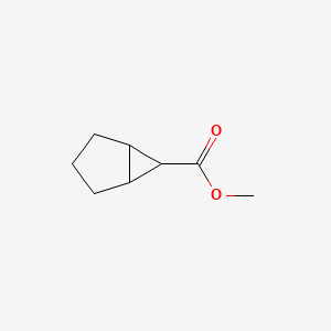 molecular formula C8H12O2 B1273406 Methyl Bicyclo[3.1.0]hexane-6-carboxylate CAS No. 90199-02-3
