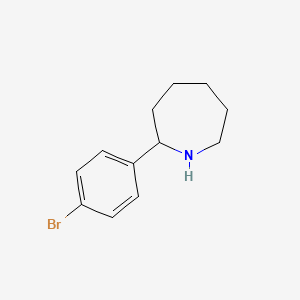 molecular formula C12H16BrN B1273410 2-(4-Bromophenyl)azepane 