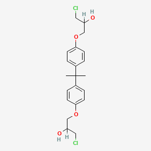 molecular formula C21H26Cl2O4 B1273415 Bisphenol A bis(3-chloro-2-hydroxypropyl) ether CAS No. 4809-35-2
