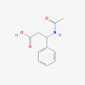 molecular formula C11H13NO3 B1273416 3-Acetamido-3-phenylpropanoic acid CAS No. 40638-98-0