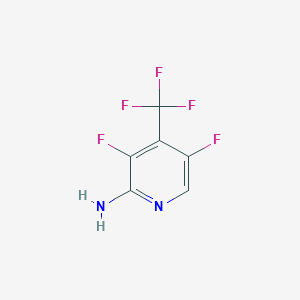 B1273420 2-Amino-3,5-difluoro-4-(trifluoromethyl)pyridine CAS No. 883498-68-8