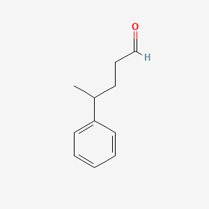 molecular formula C11H14O B12734223 4-Phenylpentanal CAS No. 15197-68-9