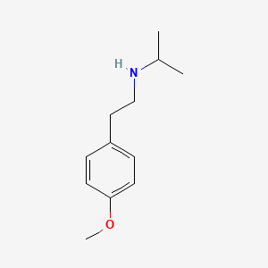 molecular formula C12H19NO B1273424 N-[2-(4-methoxyphenyl)ethyl]propan-2-amine CAS No. 884497-51-2