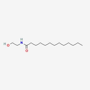 molecular formula C15H31NO2 B12734254 N-(2-Hydroxyethyl)tridecanamide CAS No. 66137-75-5