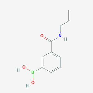 molecular formula C10H12BNO3 B1273442 3-Allylaminocarbonylphenylboronic acid CAS No. 850567-29-2