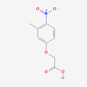 molecular formula C9H9NO5 B1273443 (3-Methyl-4-nitrophenoxy)acetic acid CAS No. 85444-81-1