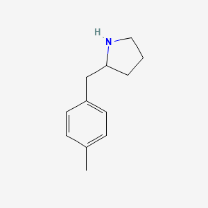 molecular formula C12H17N B1273452 2-(4-Methylbenzyl)pyrrolidine CAS No. 383127-62-6