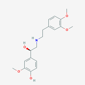 molecular formula C19H25NO5 B12734584 3-Methoxydenopamine CAS No. 87081-64-9