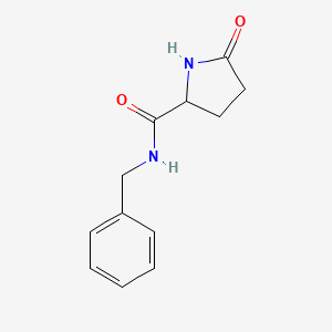 molecular formula C12H14N2O2 B1273461 N-benzyl-5-oxopyrrolidine-2-carboxamide CAS No. 100135-07-7