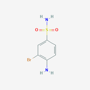 molecular formula C6H7BrN2O2S B1273470 4-Amino-3-bromobenzenesulfonamide CAS No. 53297-69-1