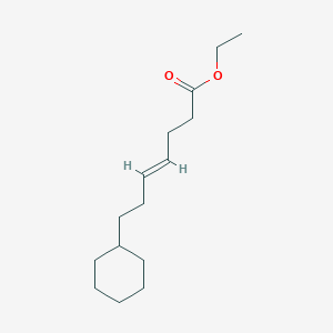 molecular formula C15H26O2 B12734804 Pey3sew5AL CAS No. 477327-25-6