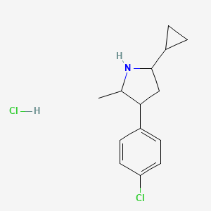 molecular formula C14H19Cl2N B12734825 Picilorex hydrochloride CAS No. 56109-02-5