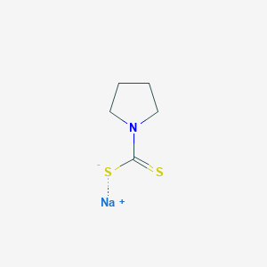 molecular formula C5H8NNaS2 B1273492 Sodium pyrrolidine-1-carbodithioate CAS No. 872-71-9