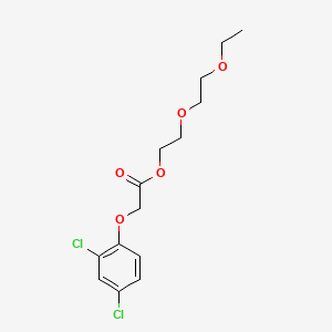 molecular formula C14H18Cl2O5 B12734921 2,4-D 2-(2-ethoxyethoxy)ethyl ester CAS No. 53404-36-7