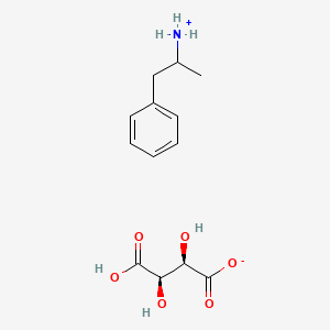 molecular formula C13H19NO6 B12734999 Amphetamine tartrate CAS No. 13093-77-1