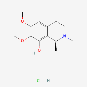 molecular formula C13H20ClNO3 B12735030 Pellotine hydrochloride CAS No. 74525-27-2
