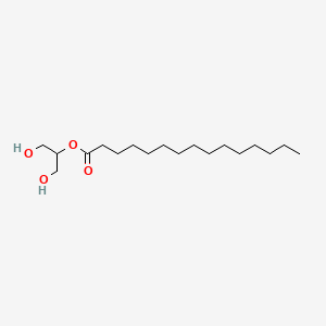 molecular formula C18H36O4 B12735047 Glyceryl 2-pentadecanoate CAS No. 98863-01-5