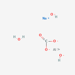 molecular formula CH4AlNaO6 B12735099 Carbaldrate CAS No. 41342-54-5
