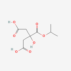 molecular formula C9H14O7 B12735107 2-Isopropyl citrate CAS No. 83966-24-9