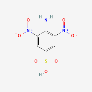 molecular formula C6H5N3O7S B1273512 4-氨基-3,5-二硝基苯磺酸 CAS No. 98139-22-1