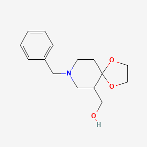 B1273514 (8-Benzyl-1,4-dioxa-8-aza-spiro[4.5]dec-6-YL)-methanol CAS No. 64996-15-2