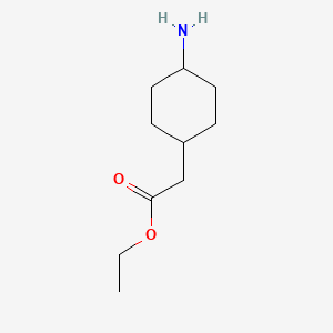 molecular formula C10H19NO2 B1273524 Ethyl 2-(4-aminocyclohexyl)acetate CAS No. 76308-28-6