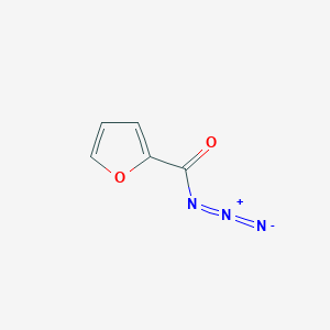 molecular formula C5H3N3O2 B1273532 Furan-2-carbonyl azide CAS No. 20762-98-5