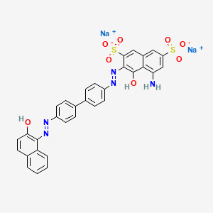molecular formula C32H21N5Na2O8S2 B12735525 C.I. Direct Blue 19 CAS No. 6426-68-2