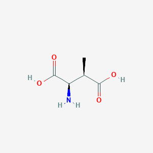 molecular formula C5H9NO4 B12735553 3-Methyl-D-aspartic acid, (3R)- CAS No. 86562-29-0
