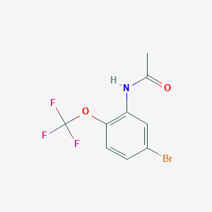 molecular formula C9H7BrF3NO2 B1273557 N-(5-Bromo-2-(trifluoromethoxy)phenyl)acetamide CAS No. 392726-69-1