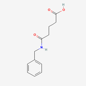 molecular formula C12H15NO3 B1273565 4-(苯甲酰氨基甲酰基)丁酸 CAS No. 42856-45-1