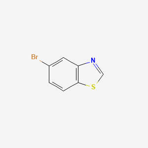 molecular formula C7H4BrNS B1273570 5-Bromobenzothiazole CAS No. 768-11-6