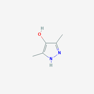 molecular formula C5H8N2O B1273588 3,5-dimethyl-1H-pyrazol-4-ol CAS No. 2820-38-4