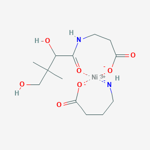 molecular formula C13H23N2NiO7 B12735882 Nickel gamma-aminobutyratopantothenate CAS No. 85625-89-4
