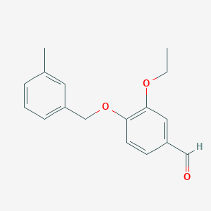 3-Ethoxy-4-[(3-methylbenzyl)oxy]benzaldehyde