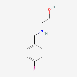 molecular formula C9H12FNO B1273592 2-(4-Fluorobenzylamino)ethanol CAS No. 22116-33-2