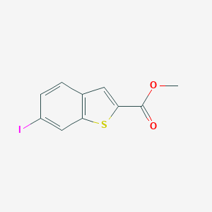 molecular formula C10H7IO2S B127360 Methyl 6-iodo-1-benzothiophene-2-carboxylate CAS No. 146137-94-2