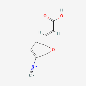 molecular formula C9H7NO3 B12736044 Isonitrinic acid E CAS No. 83016-51-7